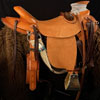 Smooth Half Breed 5 inch Wade Saddle made by Keith Valley.